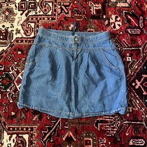 Athleta Jean Mini Skirt Size 10